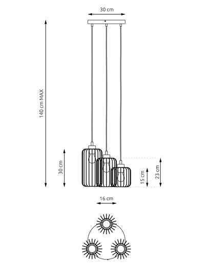Droppery VANDER 3PREM BL -