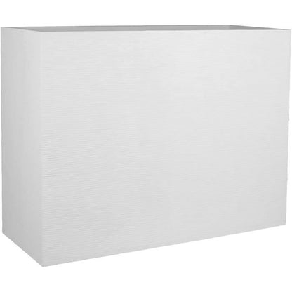 EDA PLASTIC EDA Bloempot Wall Loft Graphit - 46 L - 78,5 x 29,5 x 60 cm - Wit -