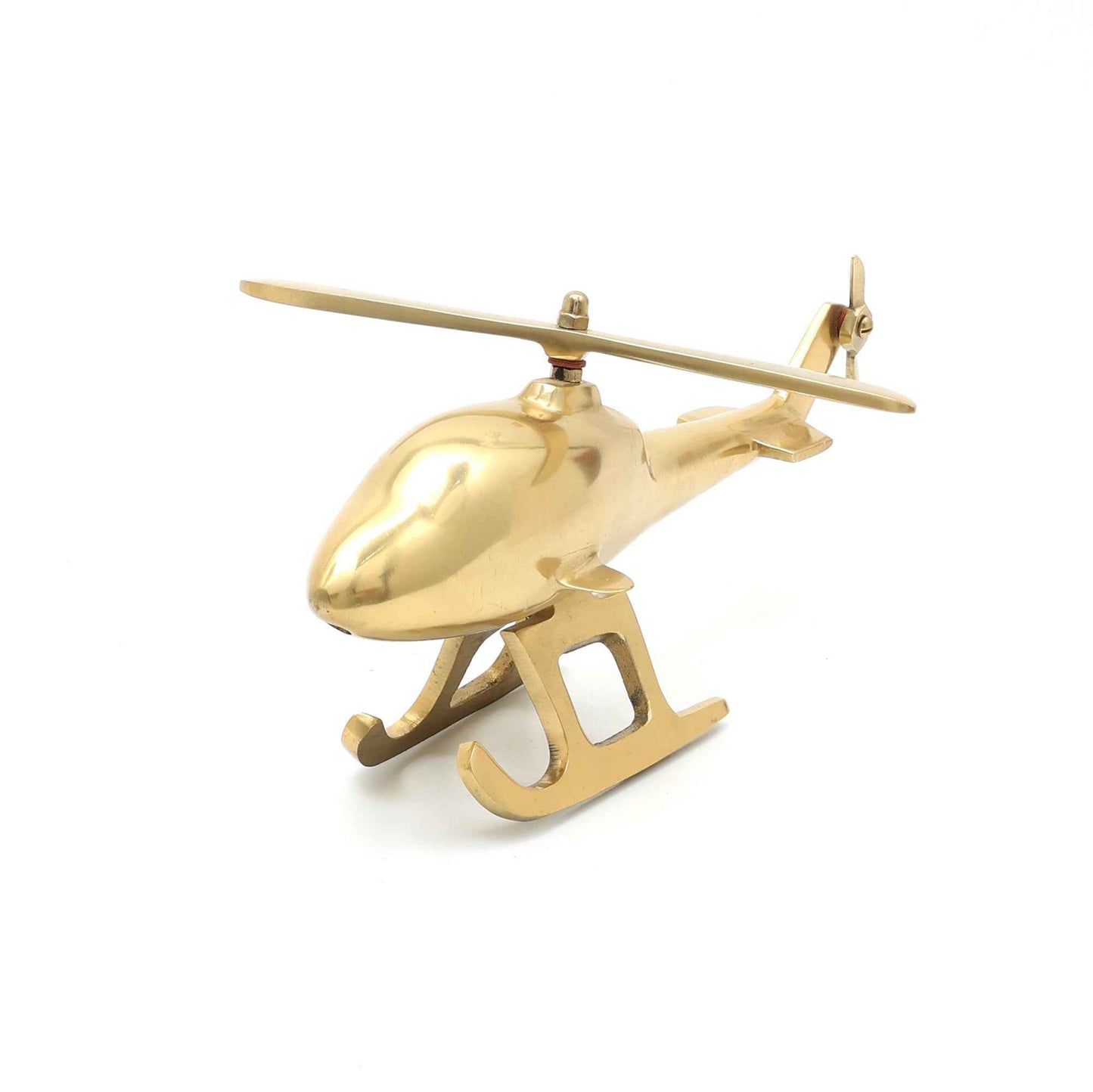 Klassieke Helikopter Bureaudecoratie | Aluminium Afwerking | Goud