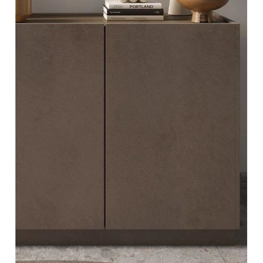 AUCUNE FIRENZE hoog dressoir - Brons en Mercury Eiken - 3 deuren - Eigentijdse stijl/design - Furniture > Cabinets & Storage