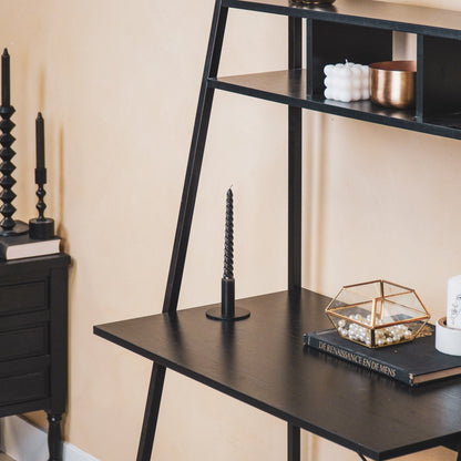 Housevitamin Kaarsenhouder - Basis - Metaal - Zwart - 8x8x6,5cm - Home & Garden > Decor > Home Fragrances > Candles