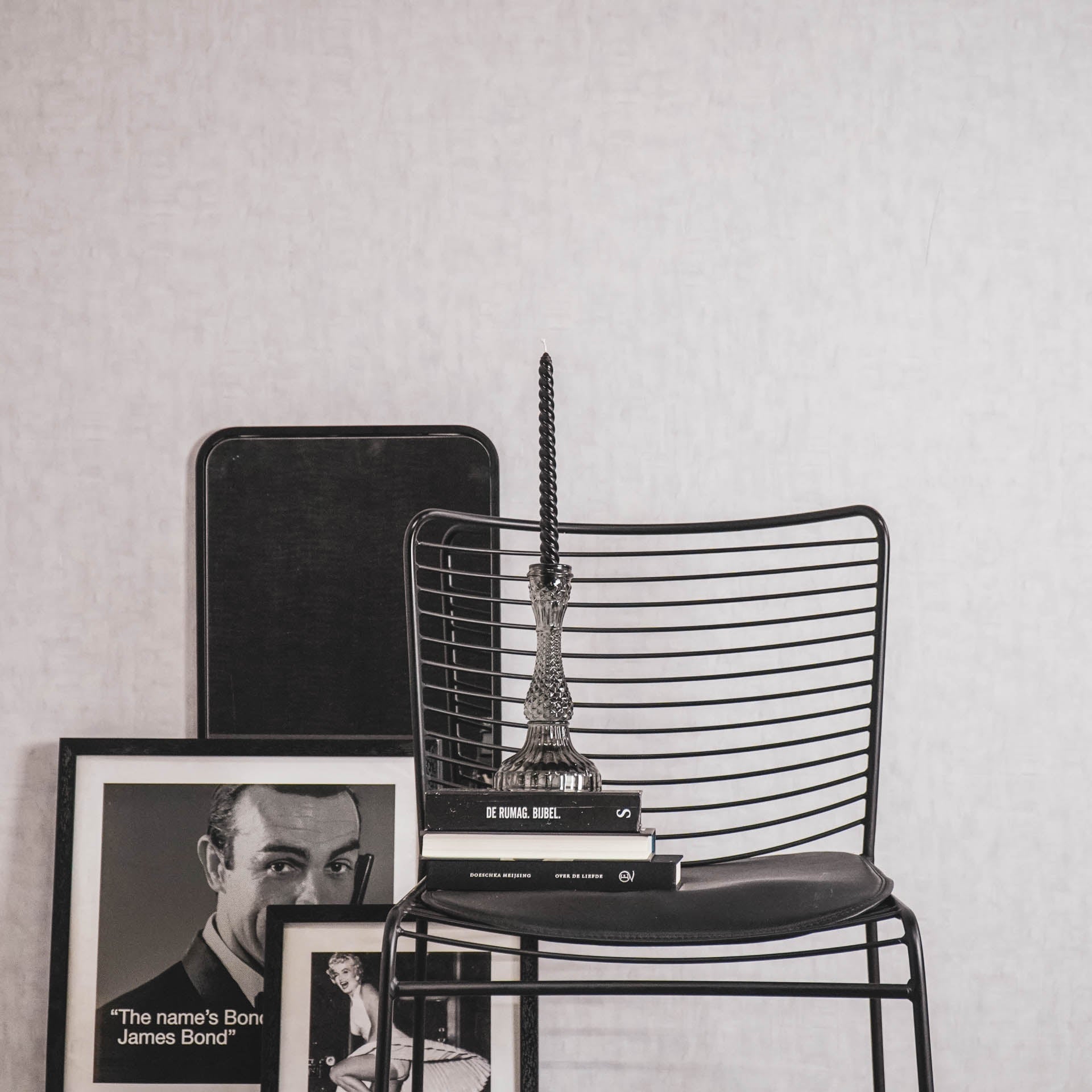 Housevitamin Kaarsenhouder - Glas - Rookachtig - 10x21cm - Home & Garden > Decor > Home Fragrances > Candles