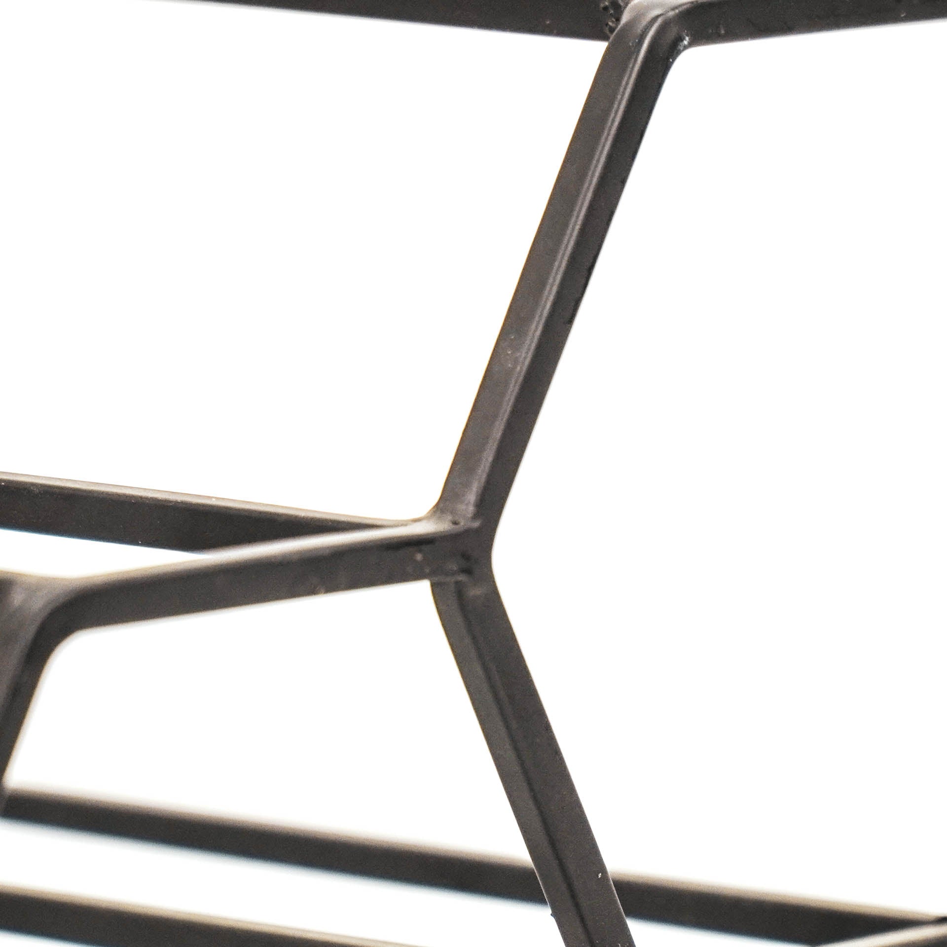 Housevitamin Wijnrek - Metaal - Zwart - 6 flessen - 28x19x29cm - Furniture > Cabinets & Storage > Wine Racks