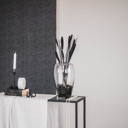 Housevitamin Vaas - Glas - Dipdye - Transparant/Bruin - 18x18x30cm - Home & Garden > Decor > Vases