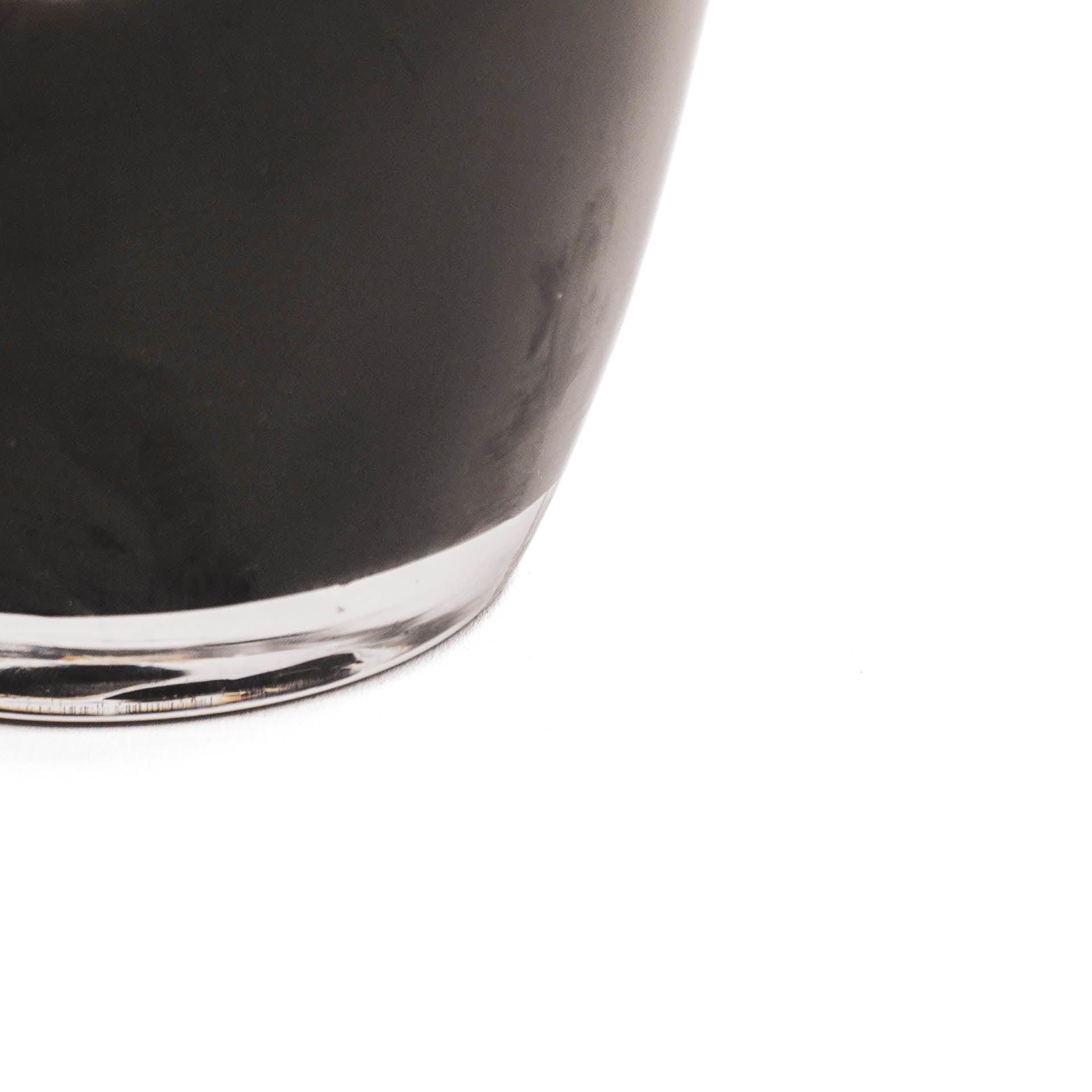 Housevitamin Vaas - Glas - Dipdye - Transparant/Bruin - 15x22cm - Home & Garden > Decor > Vases