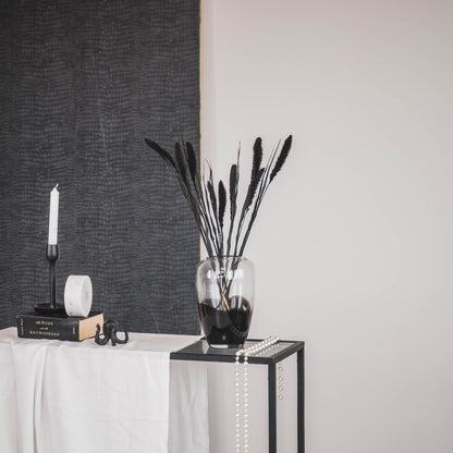 Housevitamin Vaas - Glas - Dipdye - Transparant/Bruin - 15x22cm - Home & Garden > Decor > Vases