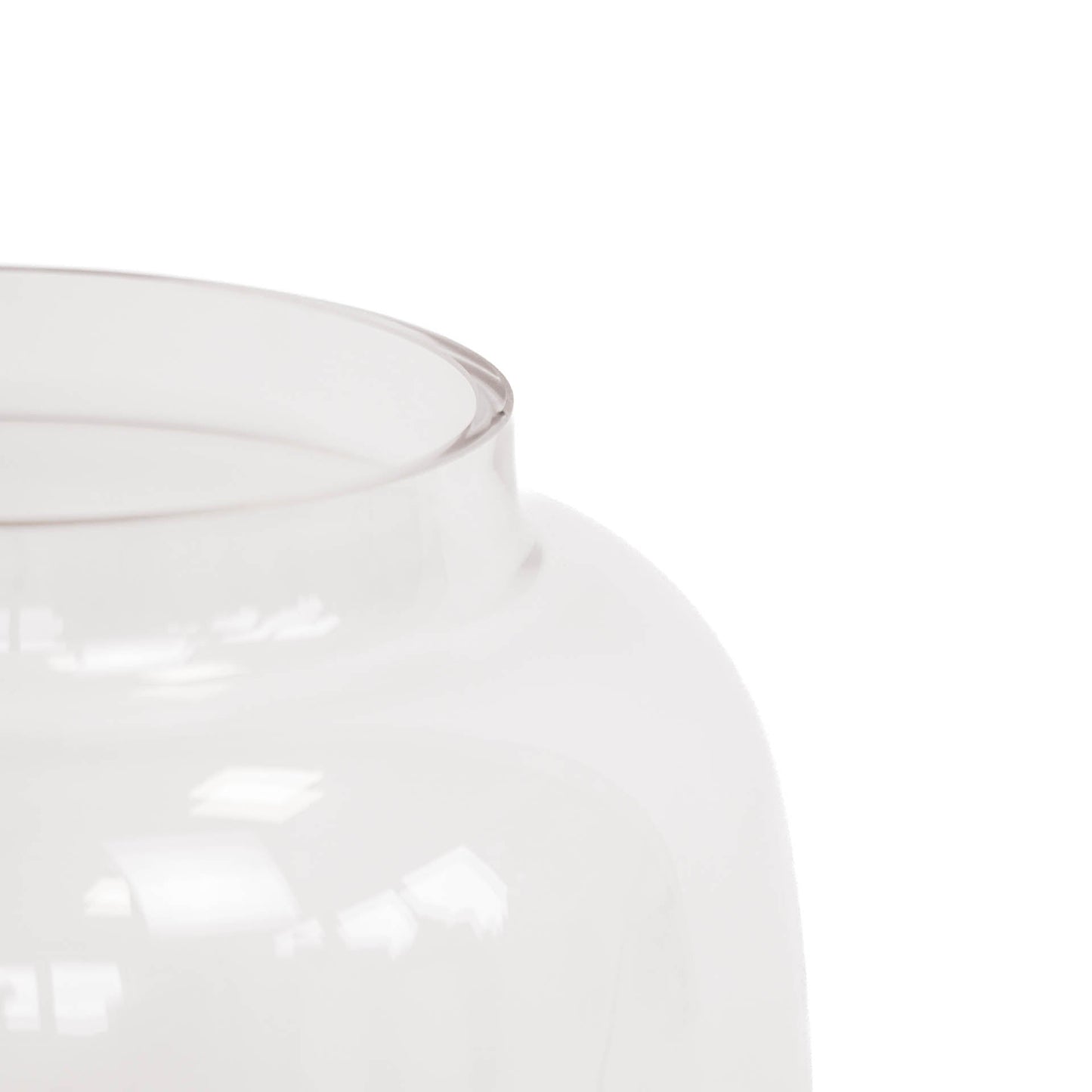 Housevitamin Vaas - Glas - Dipdye - Transparant/Bruin - 18x25cm - Home & Garden > Decor > Vases