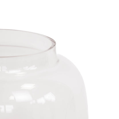 Housevitamin Vaas - Glas - Dipdye - Transparant/Bruin - 18x25cm - Home & Garden > Decor > Vases