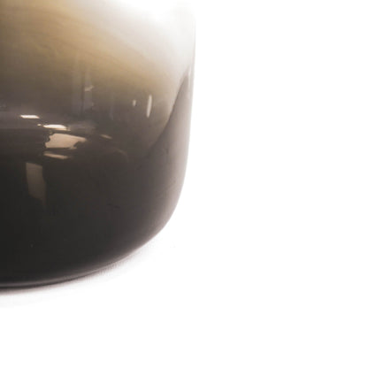 Housevitamin Vaas - Glas - Dipdye - Transparant/Bruin - 18x25cm - Home & Garden > Decor > Vases