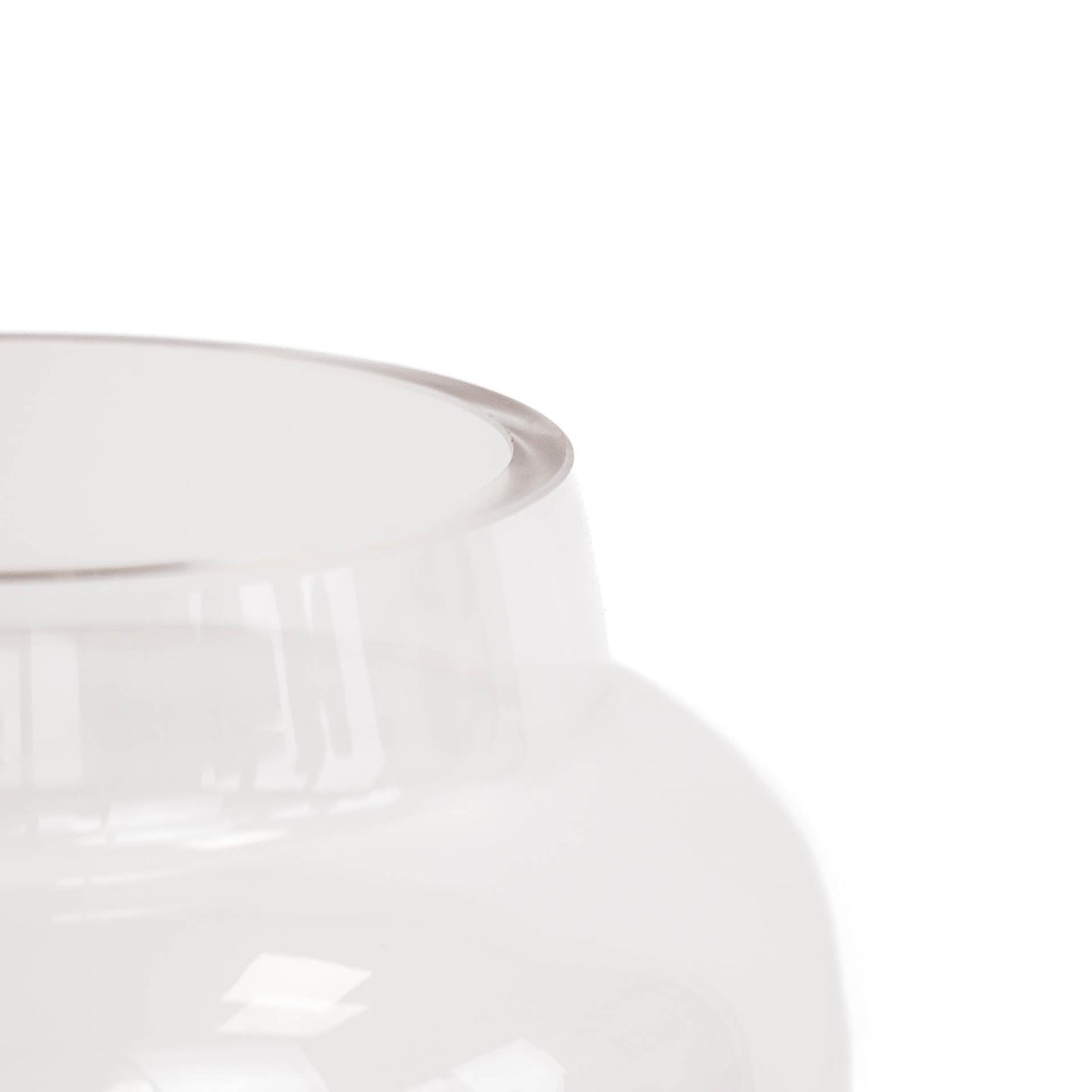 Housevitamin Vaas - Glas - Dipdye - Transparant/Bruin - 17x26cm - Home & Garden > Decor > Vases