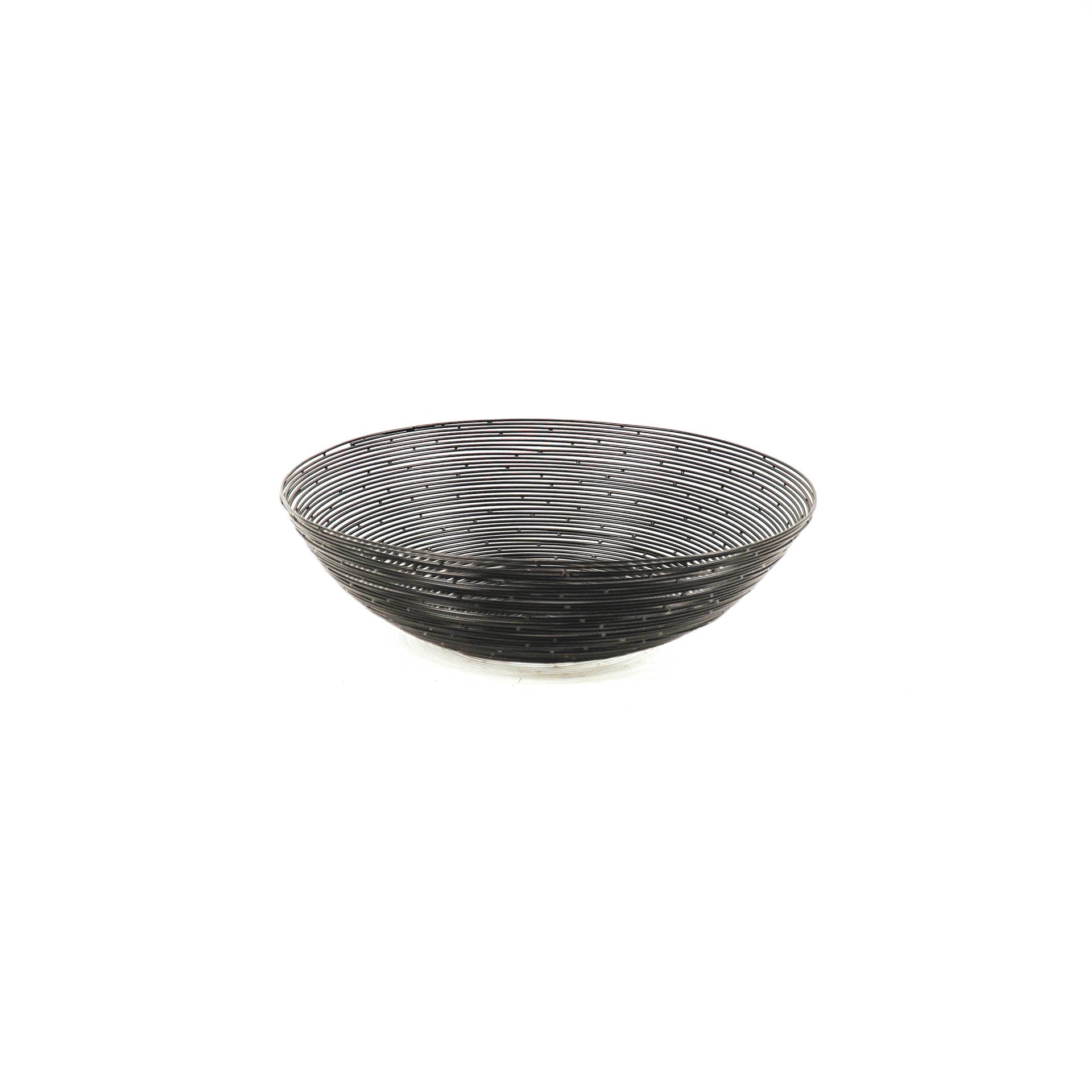 Housevitamin HV Bedraade Stalen Kom - Zwart - 34x34x10cm - Home & Garden > Decor > Decorative Bowls
