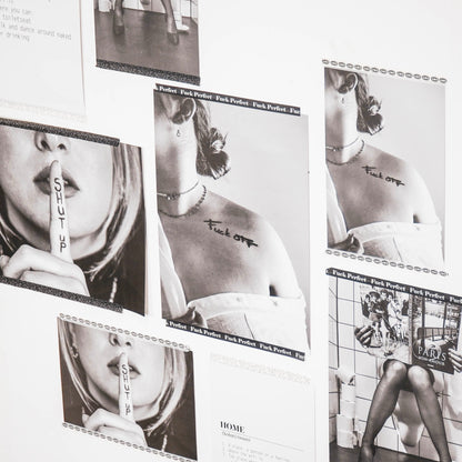 Housevitamin Poster - Fuck Off - Papier - Zwart/Wit - A3 - Home & Garden > Decor