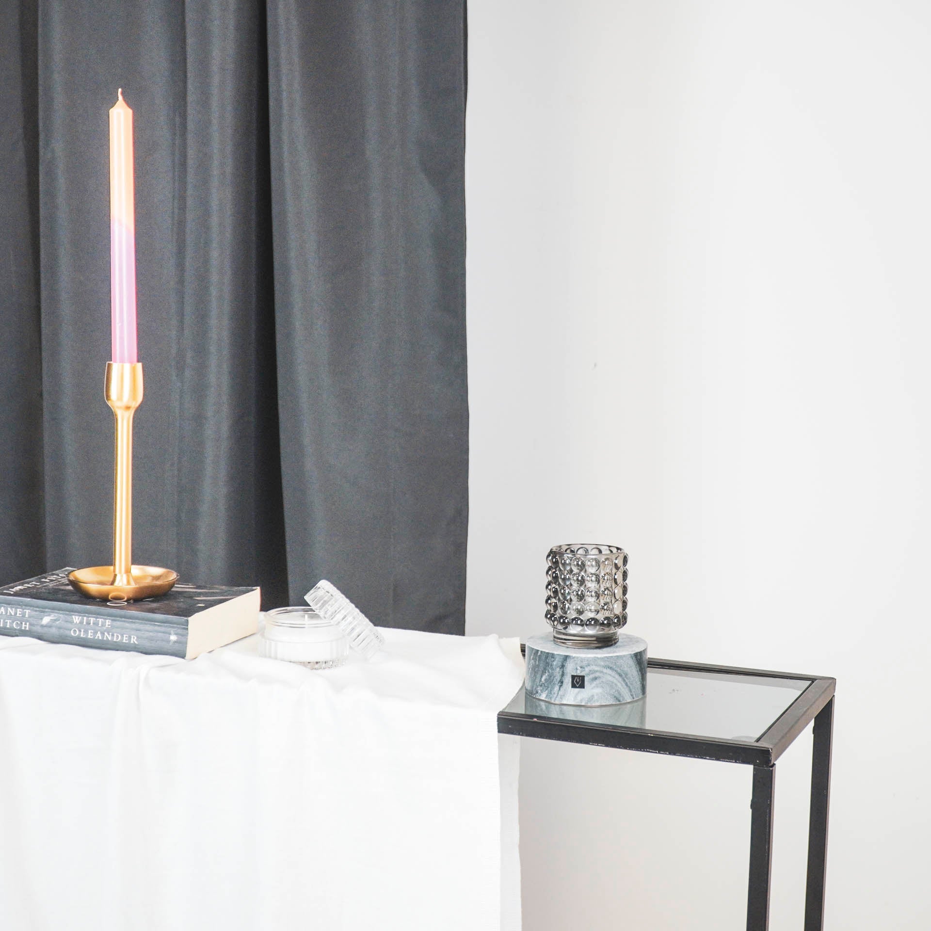 Housevitamin Kaarsenhouder-Theelicht - Glas - Rookachtig - 7x8cm - Home & Garden > Decor > Home Fragrances > Candles