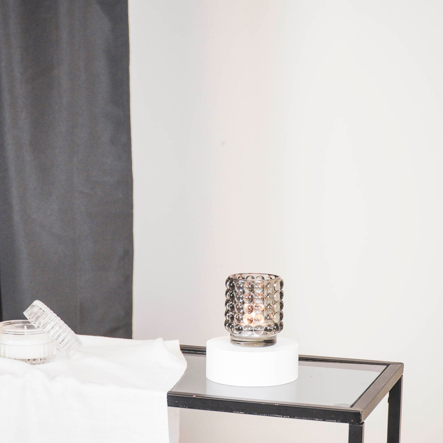 Housevitamin Kaarsenhouder-Theelicht - Glas - Rookachtig - 7x8cm - Home & Garden > Decor > Home Fragrances > Candles