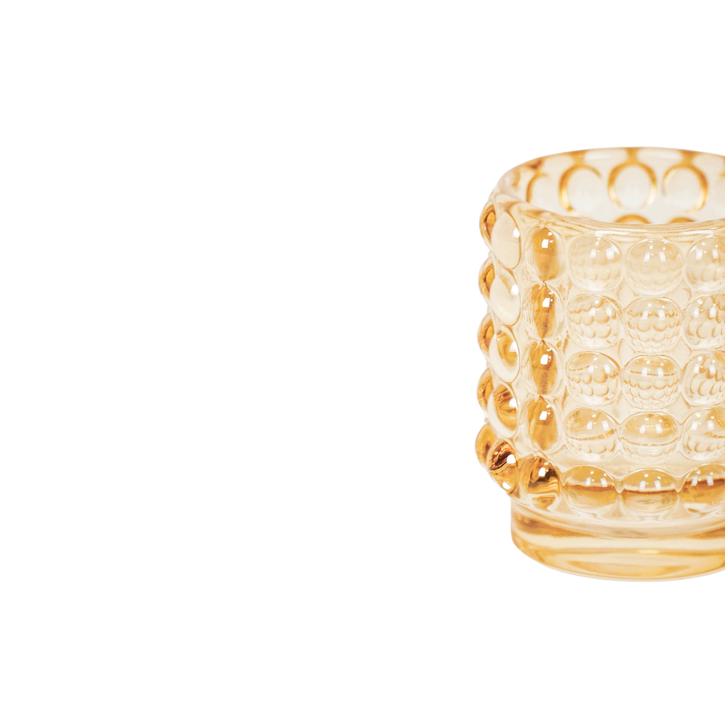 Housevitamin Kaarsenhouder - Theelicht - Glas - Amber - 7x8cm - Home & Garden > Decor > Home Fragrances > Candles