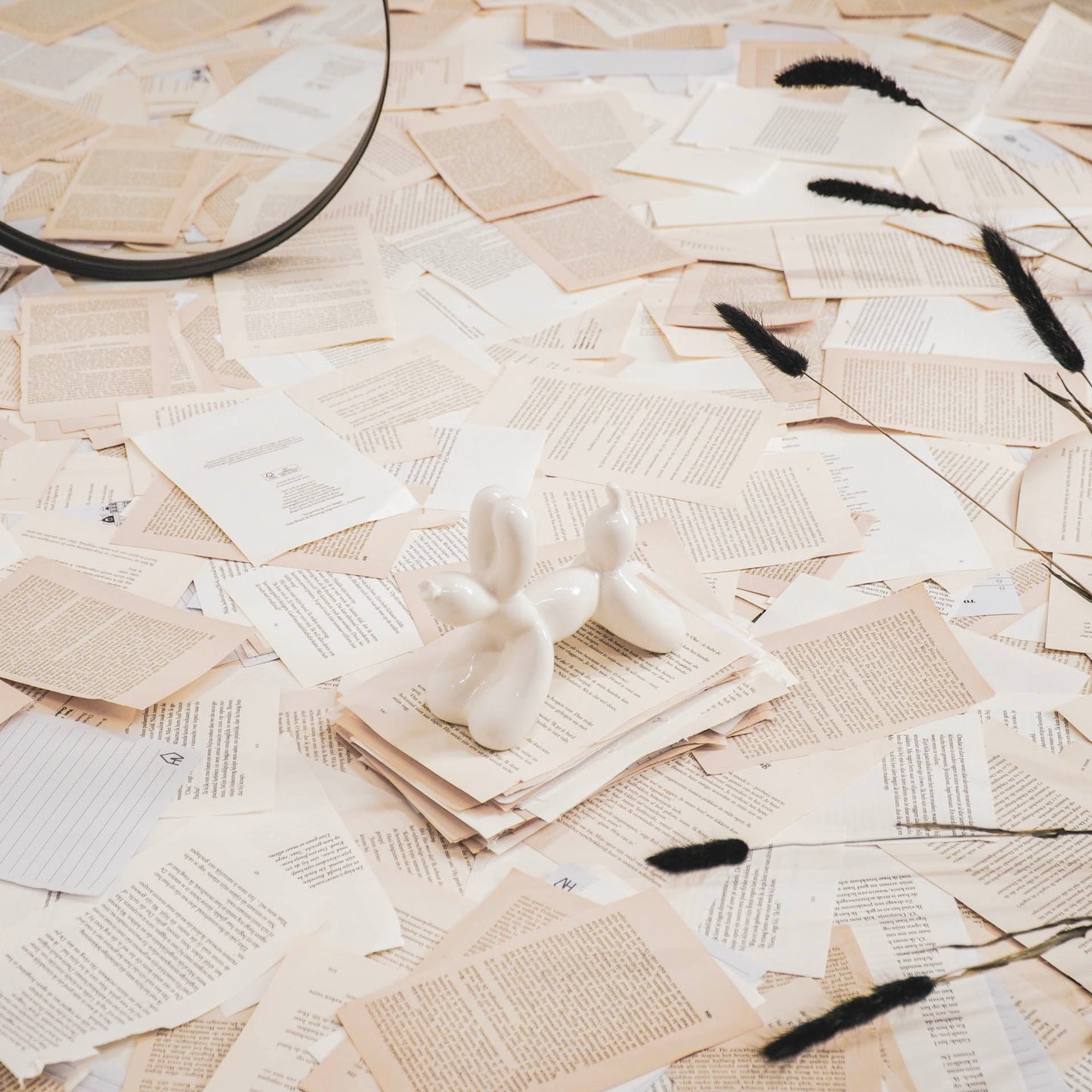 Housevitamin HV Ballonhond Klein - 18x7x14,5 cm - Wit - Home & Garden > Decor