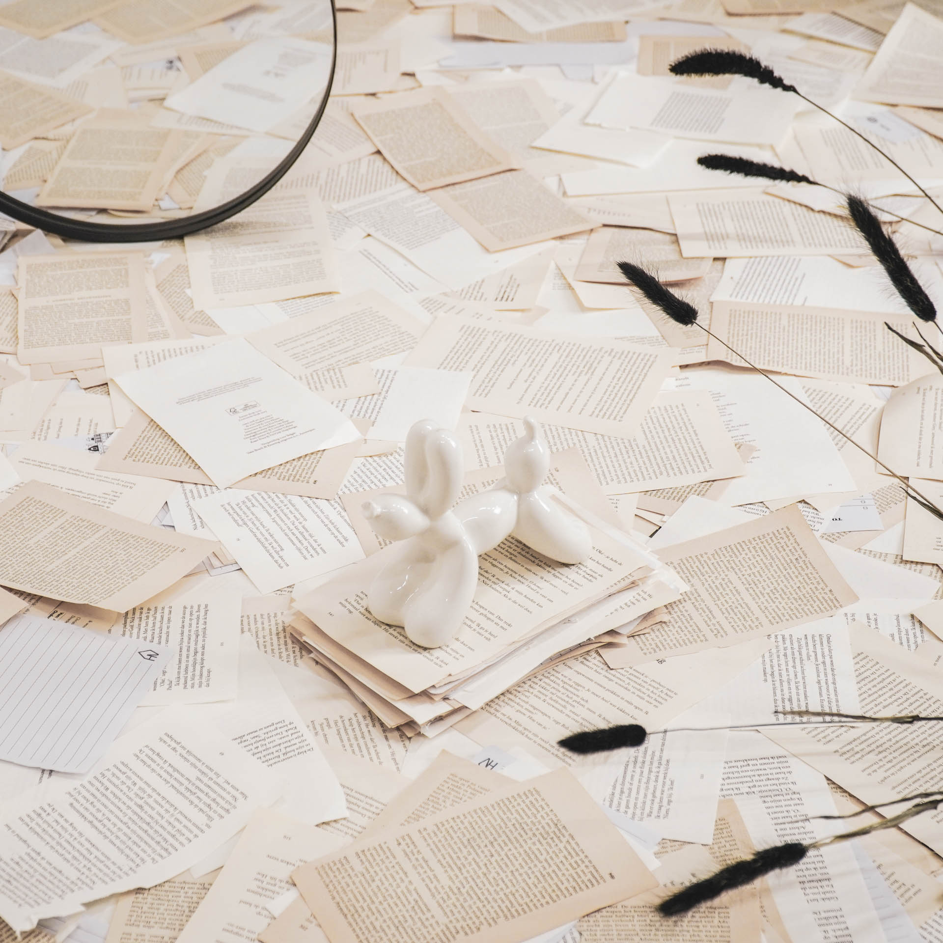 Housevitamin HV Ballonhond Klein - 18x7x14,5 cm - Wit - Home & Garden > Decor