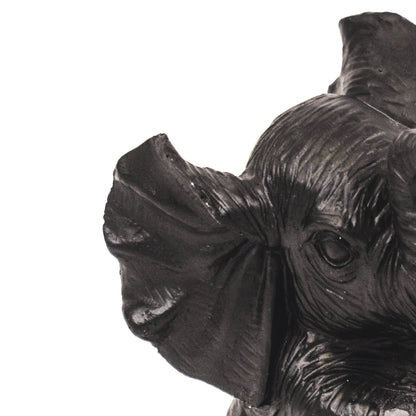 Housevitamin Ornament - Olifant - Polyresin - Zwart - 7x7x11cm - Home & Garden > Decor