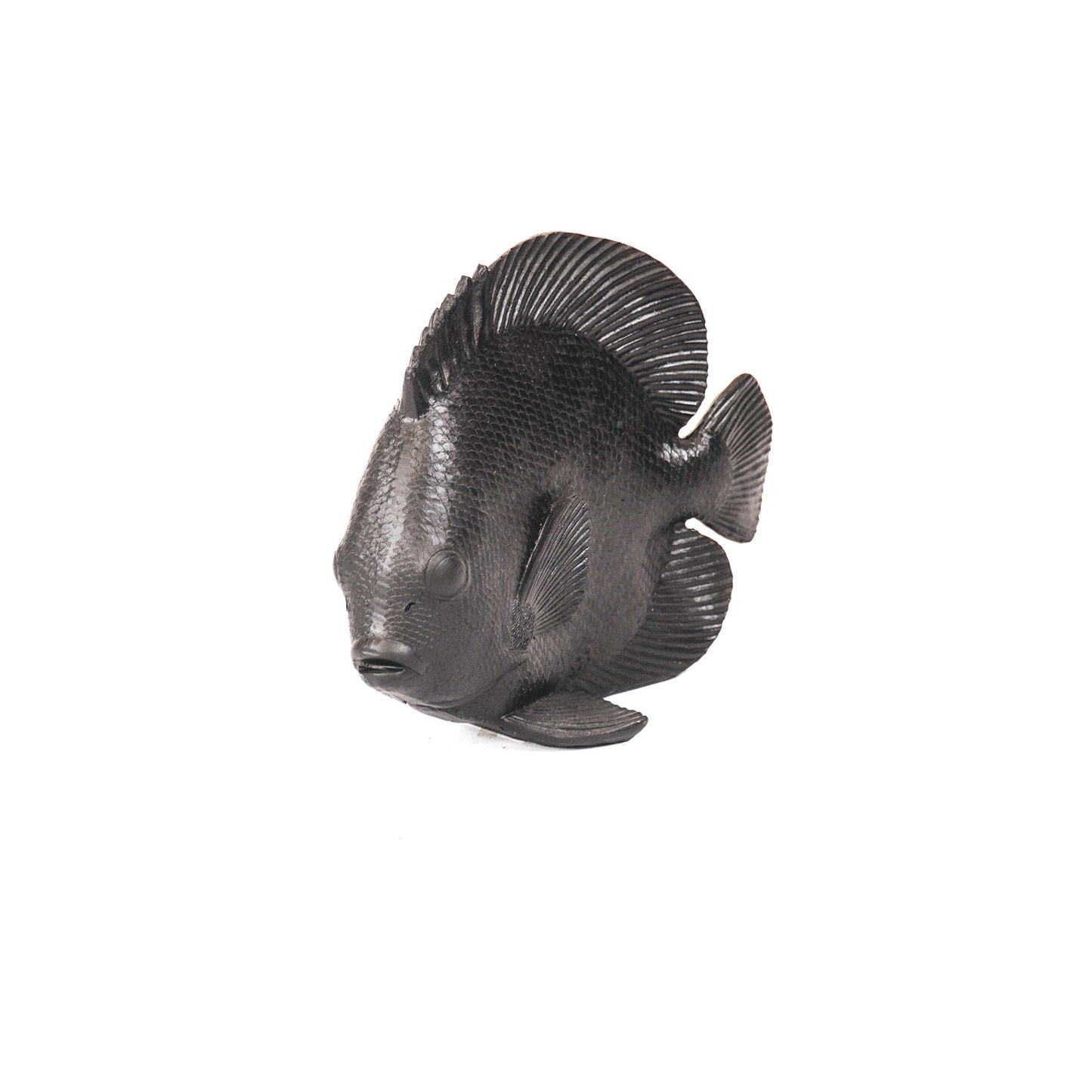 Housevitamin Ornament - Platvis - Polyresin - Zwart - 19,5x10,5x16cm - Home & Garden > Decor