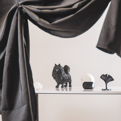 Housevitamin Ornament - Dwergkees - Polyresin - Zwart - 10,5x5x9cm - Home & Garden > Decor