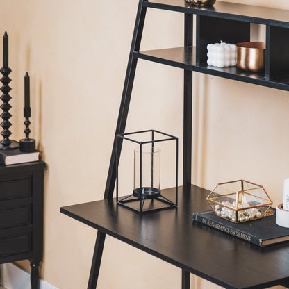 Housevitamin Lantaarn - Metaal/Glas - Zwart - 12,5x12,5x20cm - Home & Garden > Decor > Home Fragrances > Candles