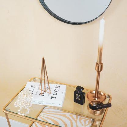 Kerstboom - Metaal/Glas - Goud - 5,5x20cm Housevitamin