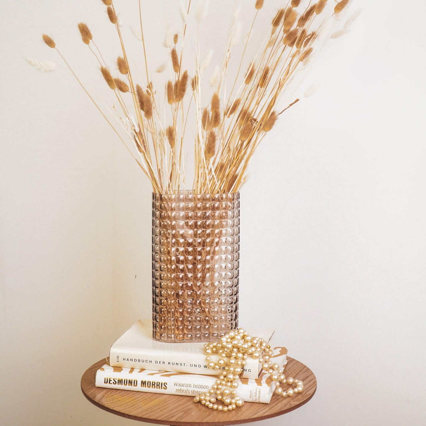 Housevitamin Vaas - Ribble - Glas - Bruin - 15x8x25cm - Home & Garden > Decor > Vases