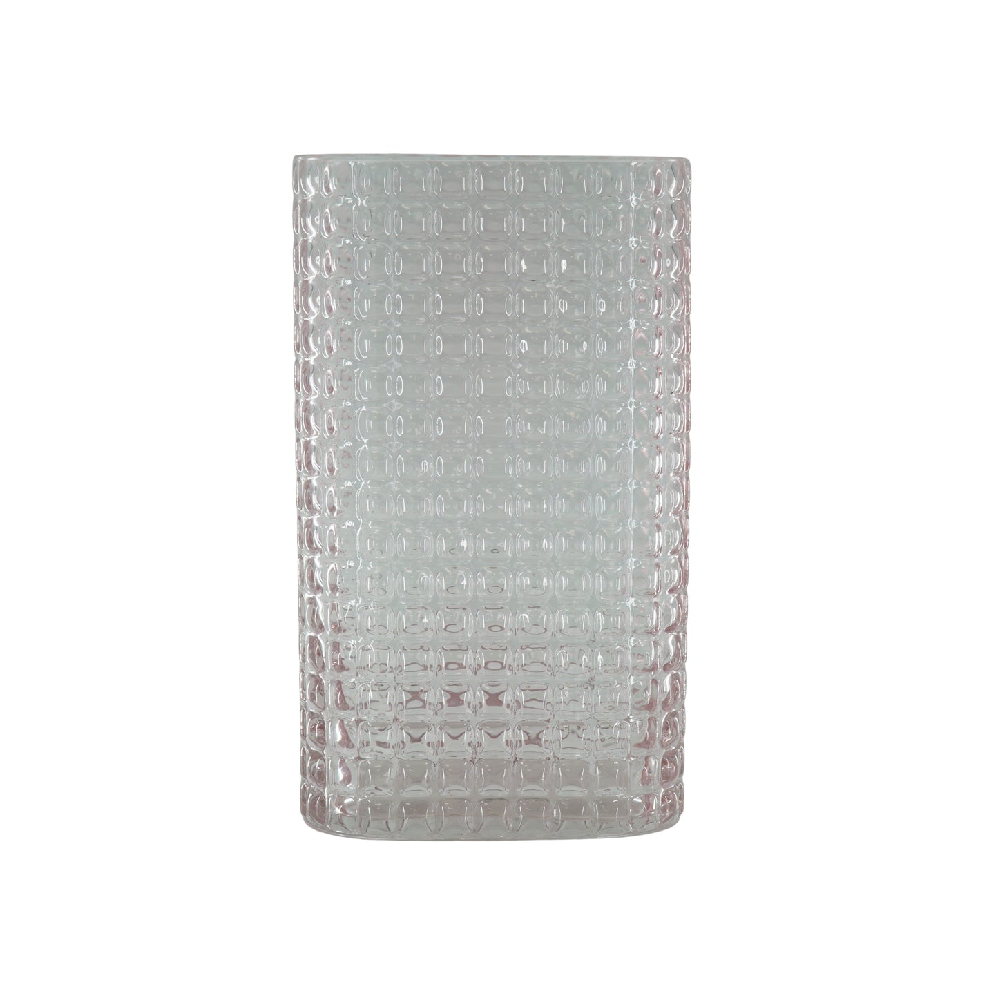 Housevitamin Vaas - Ribble - Glas - Roze - 15x8x25cm - Home & Garden > Decor > Vases
