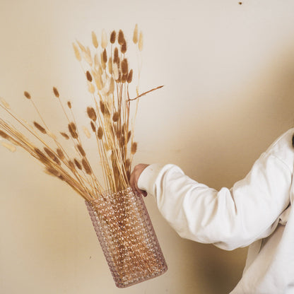 Housevitamin Vaas - Ribble - Glas - Roze - 15x8x25cm - Home & Garden > Decor > Vases