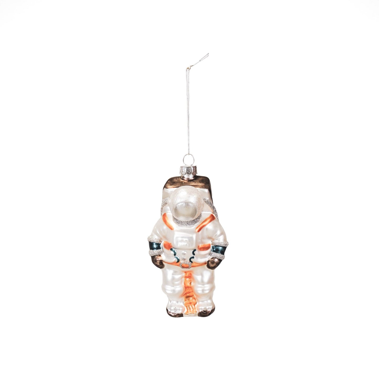 Kersthanger - Astronaut - Glas - Wit - 7,5x7x14cm Housevitamin