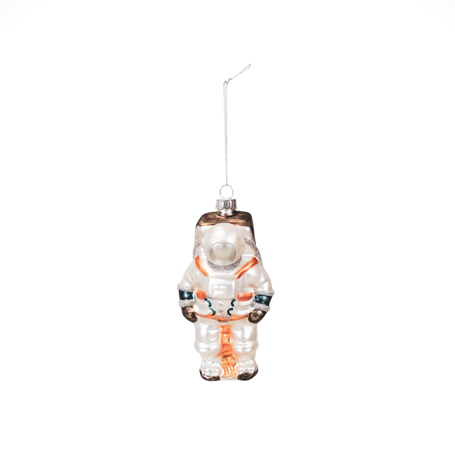 Kersthanger - Astronaut - Glas - Wit - 7,5x7x14cm Housevitamin