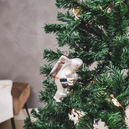 Kersthanger - Astronaut - Glas - Wit - 7,5x7x14cm Housevitamin