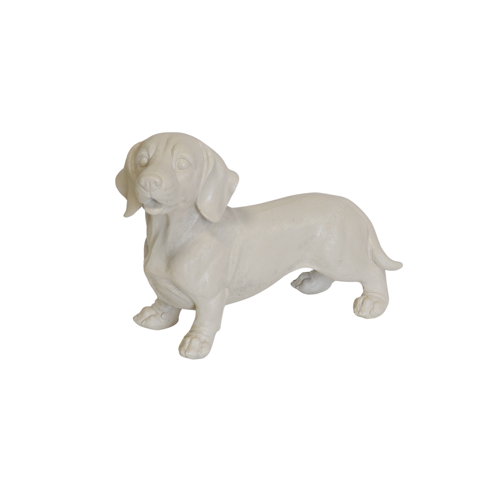 Housevitamin Ornament - Hond met hengels - Polyresin - Beige - 20x8x15cm - Home & Garden > Decor