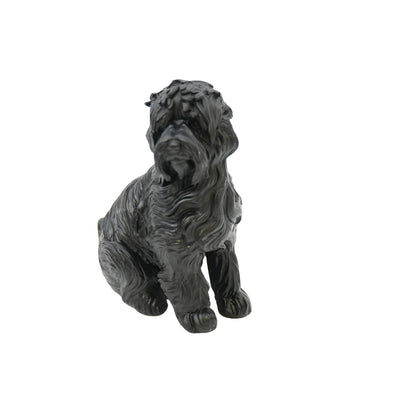 Housevitamin Ornament - Labradoodle - Polyresin - Zwart - 10,5x5x9cm - Home & Garden > Decor