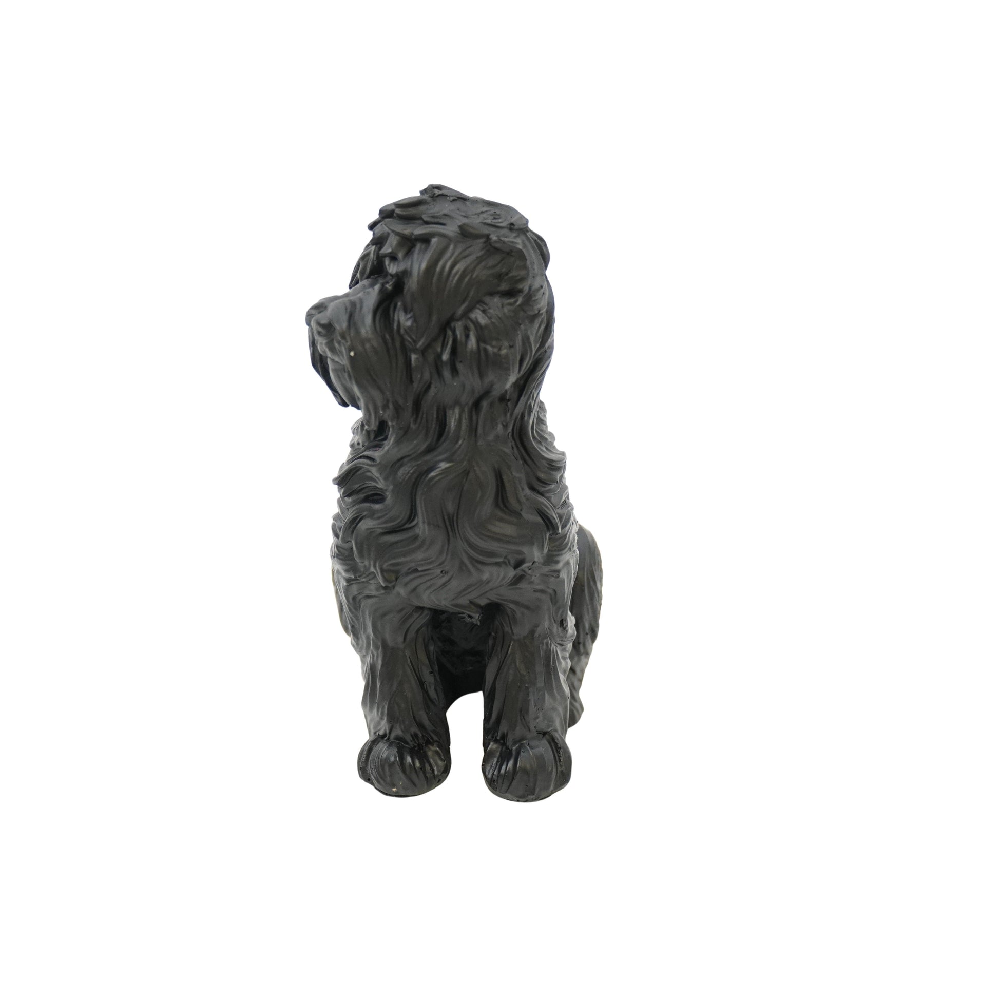 Housevitamin Ornament - Labradoodle - Polyresin - Zwart - 10,5x5x9cm - Home & Garden > Decor