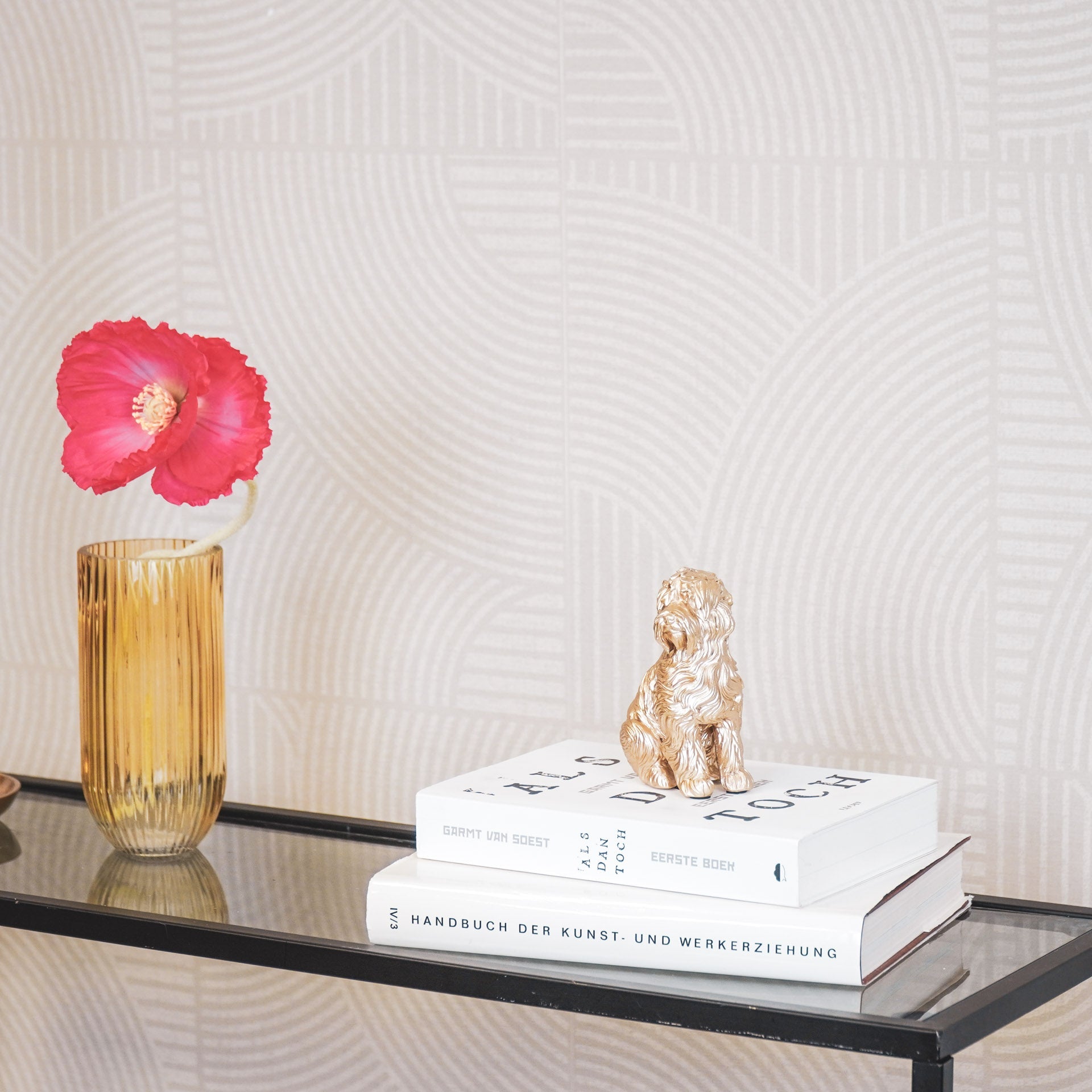 Housevitamin Ornament - Labradoodle - Polyresin - Goud - 10,5x5x9cm - Home & Garden > Decor