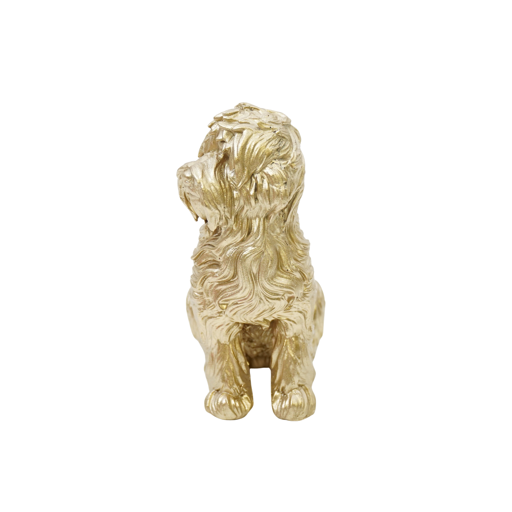 Housevitamin Ornament - Labradoodle - Polyresin - Goud - 10,5x5x9cm - Home & Garden > Decor
