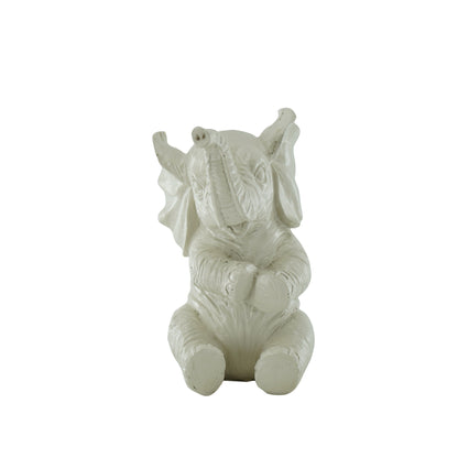 Housevitamin Ornament - Olifant - Polyresin - Zand - 7x7x11cm - Home & Garden > Decor