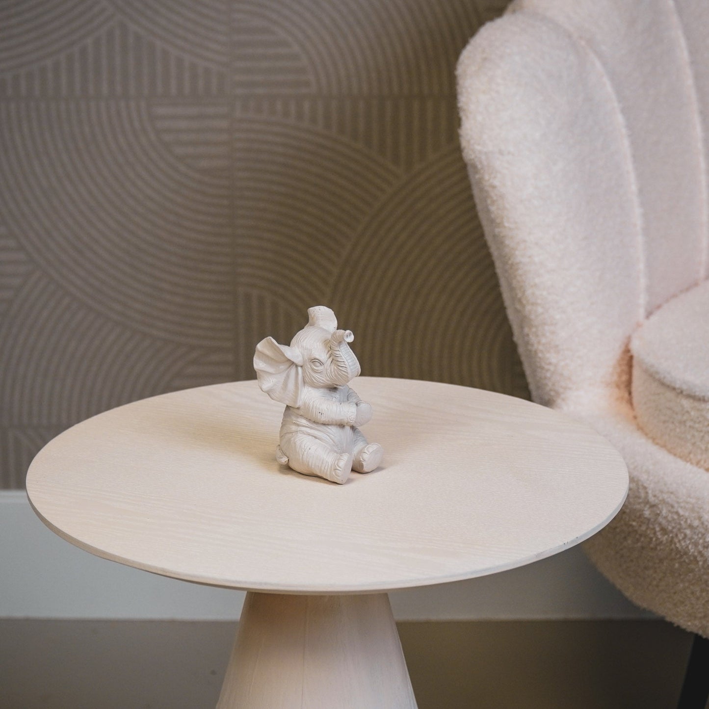 Housevitamin Ornament - Olifant - Polyresin - Zand - 7x7x11cm - Home & Garden > Decor