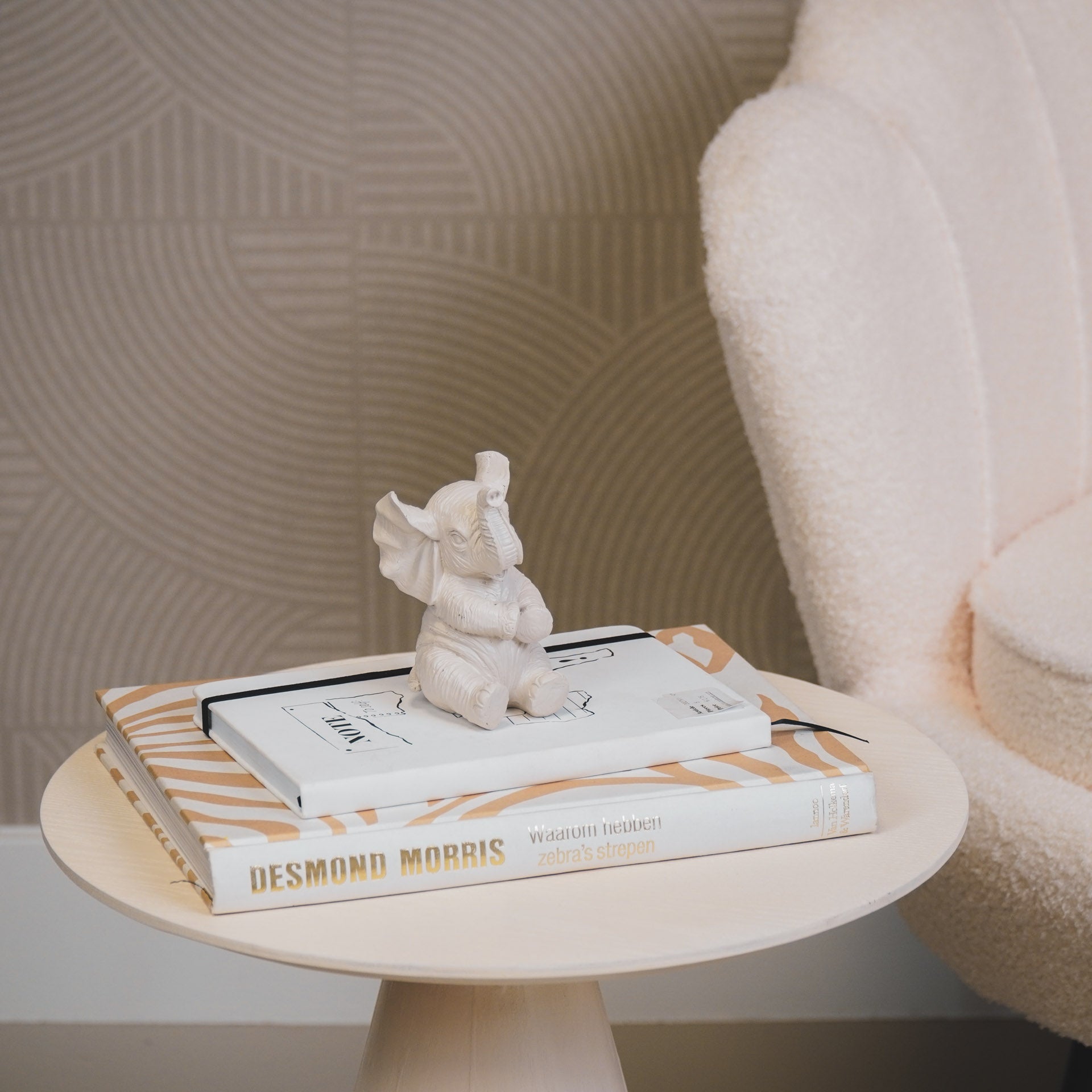 Housevitamin Ornament - Olifant - Polyresin - Zand - 7x7x11cm - Home & Garden > Decor