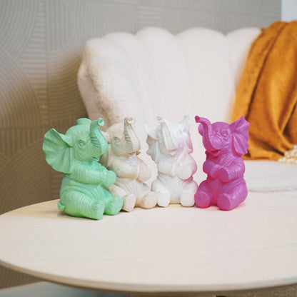 Housevitamin Ornament - Olifant - Polyresin - Zand - 7x7x11cm - Home & Garden > Decor