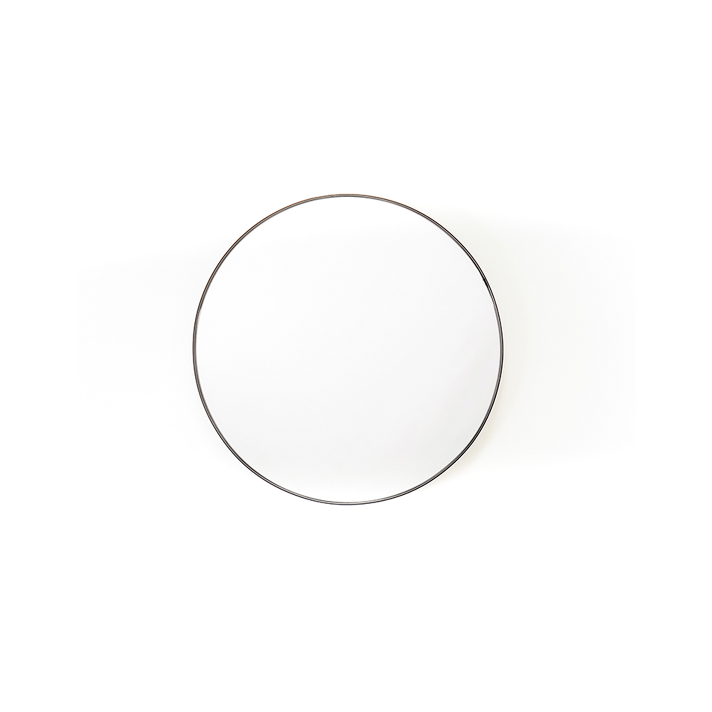 Housevitamin Housevitamin Ronde Spiegel - Metaal - Zwart - 60x3x60cm - Home & Garden > Decor > Mirrors