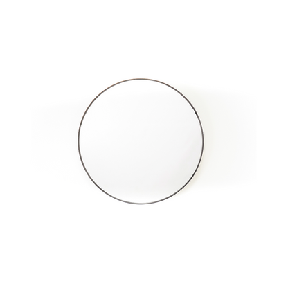 Housevitamin Housevitamin Ronde Spiegel - Metaal - Zwart - 60x3x60cm - Home & Garden > Decor > Mirrors