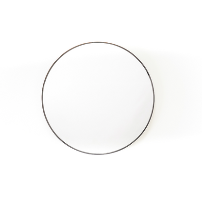Housevitamin Housevitamin Ronde Spiegel - Metaal - Zwart - 80x3x80cm - Home & Garden > Decor > Mirrors