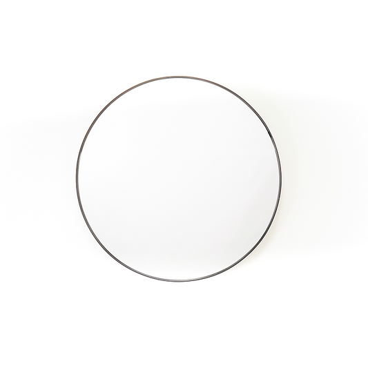 Housevitamin Housevitamin Ronde Spiegel - Metaal - Zwart - 80x3x80cm - Home & Garden > Decor > Mirrors
