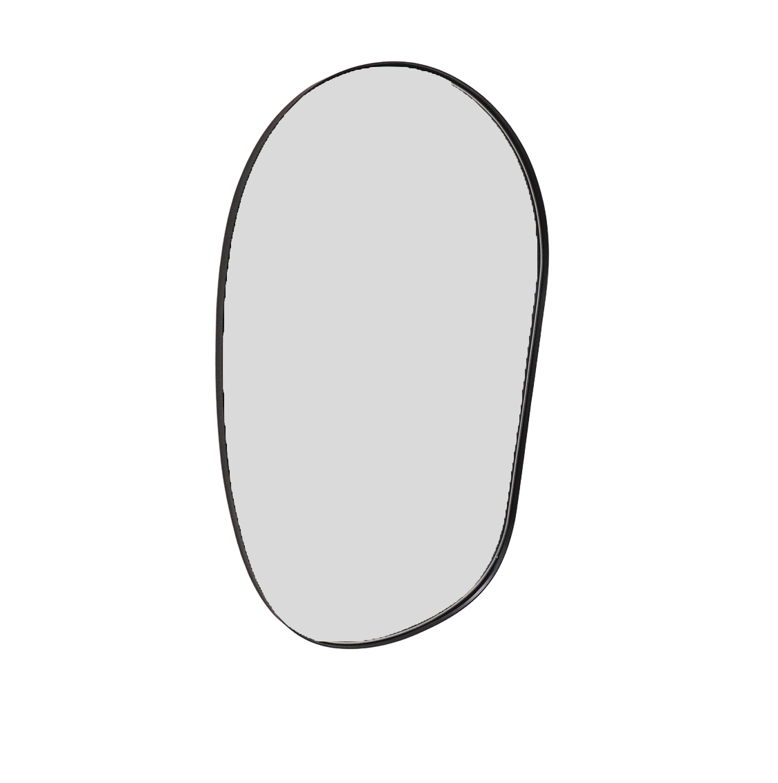 Housevitamin Spiegel - Organisch - Metaal - Zwart - 46x2,5x71cm - Home & Garden > Decor > Mirrors