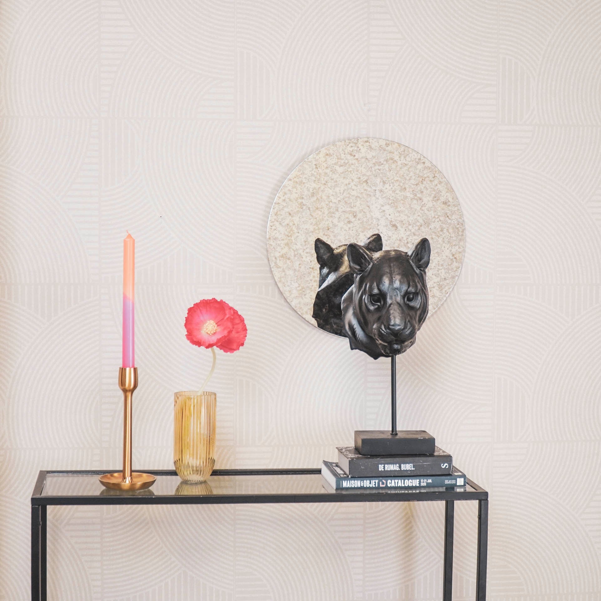 Housevitamin Spiegel - Rond - Rookglas - 40x1x40cm - Home & Garden > Decor > Mirrors