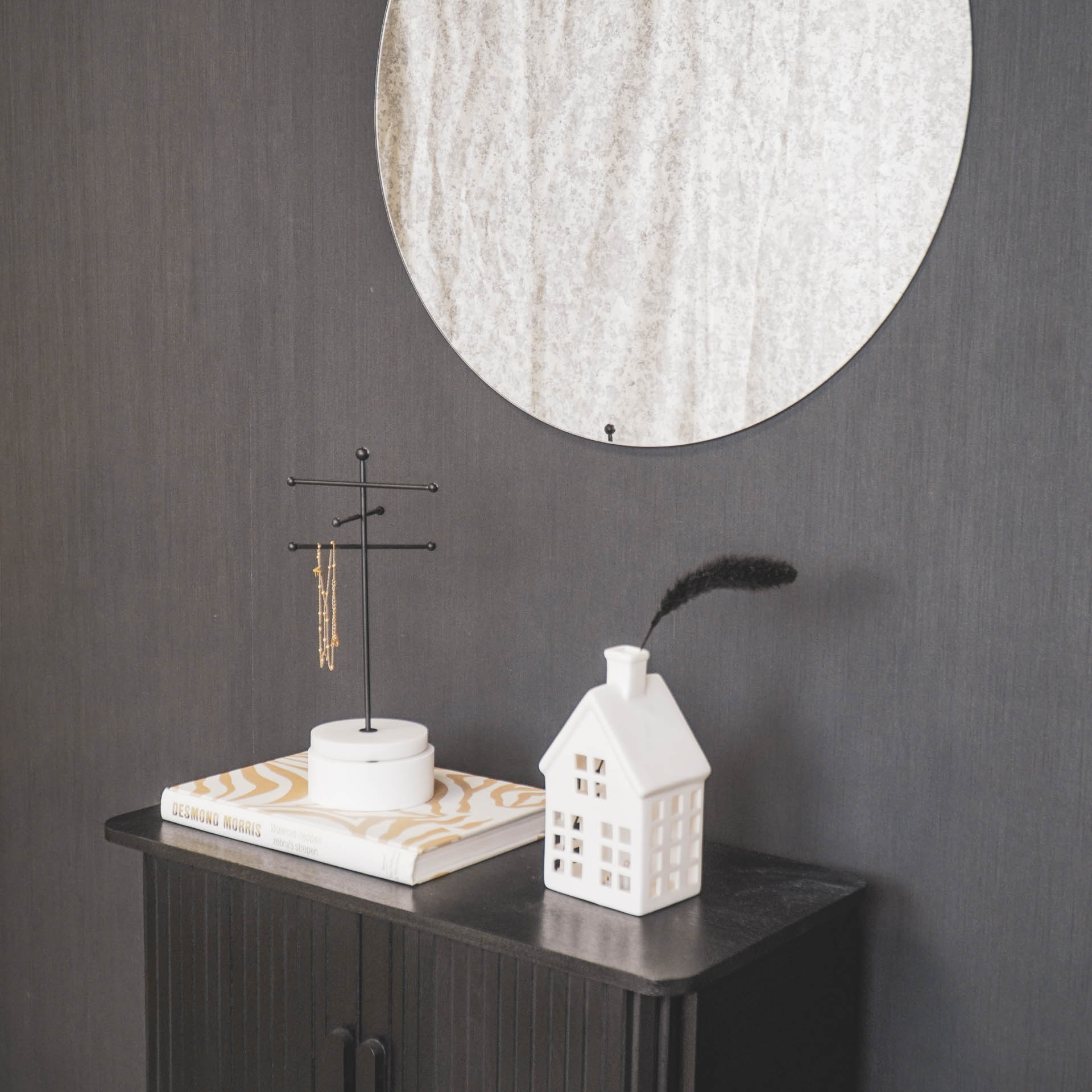 Housevitamin Spiegel - Rond - Rookglas - 60x1x60cm - Home & Garden > Decor > Mirrors