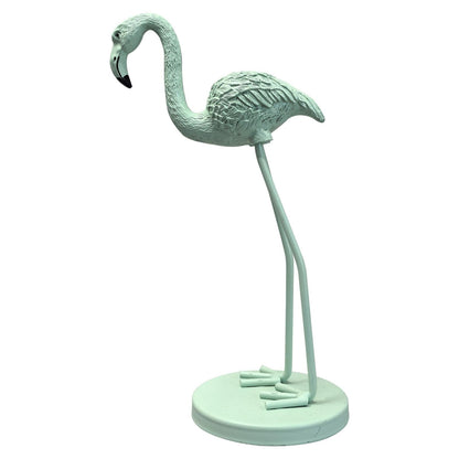 Housevitamin Ornament - Flamingo - Metaal - Mintgroen - 9x7,5x19,5cm - Home & Garden > Decor