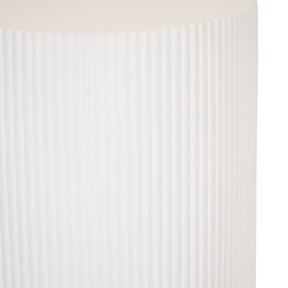 Housevitamin Bijzettafel / Pilaar - Cilinder - MDF - Wit - 30x54cm - Home & Garden > Decor